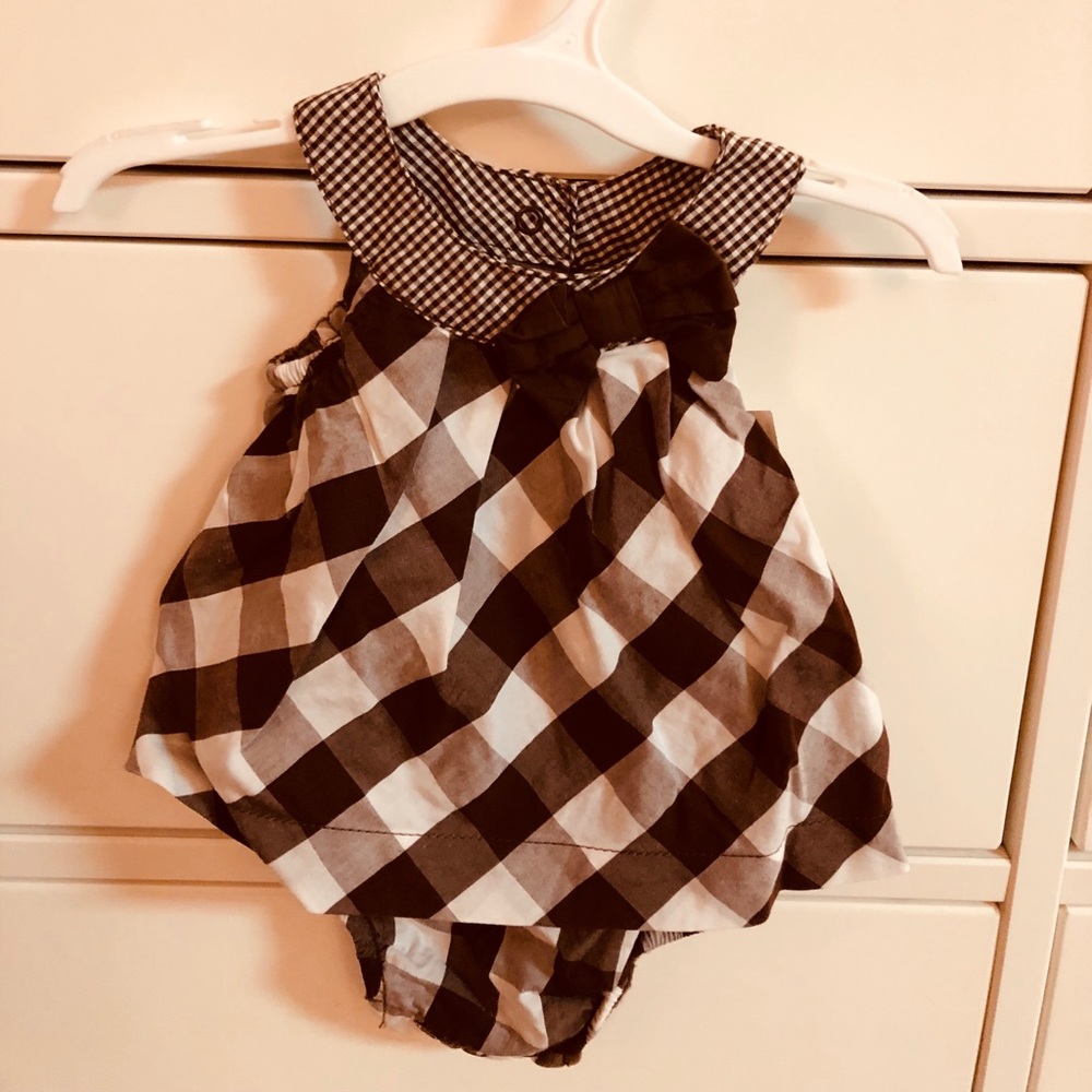 Brown onesie dress